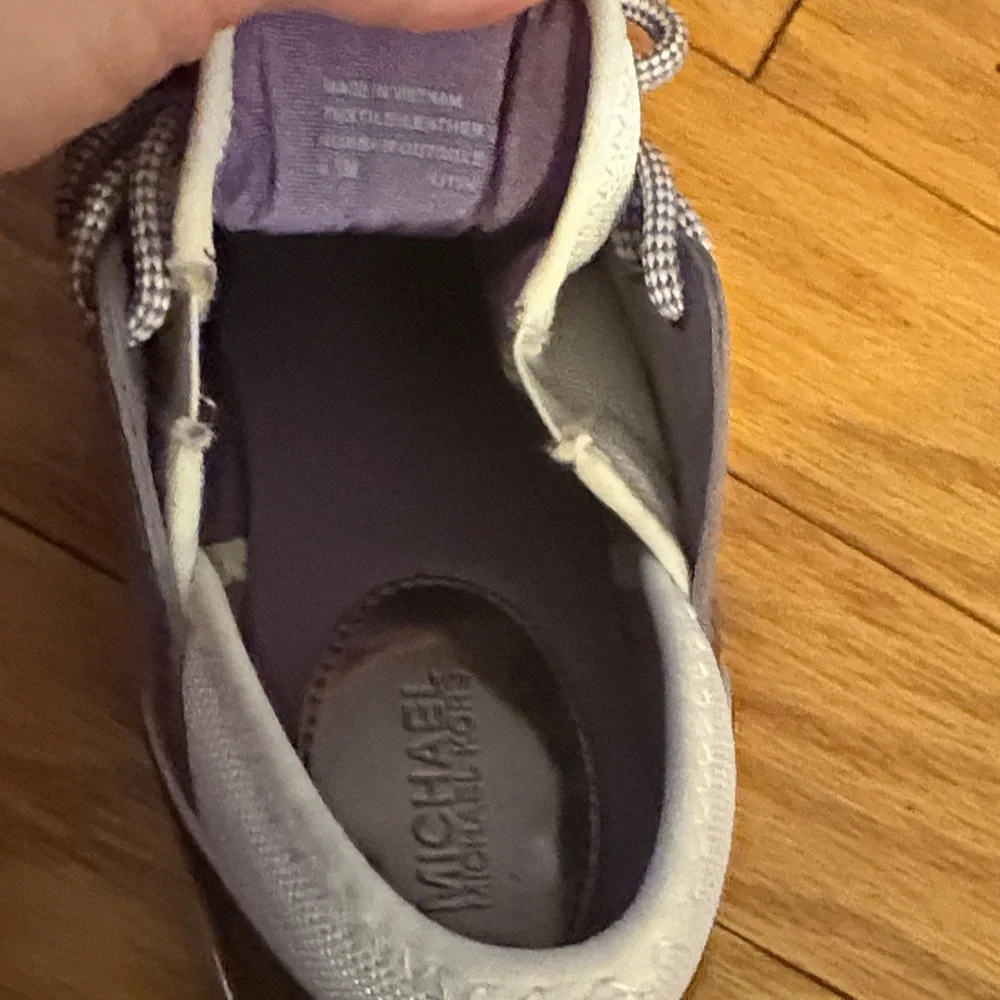 Michael Kors Lavender and White Sneakers - Picture 5 of 11